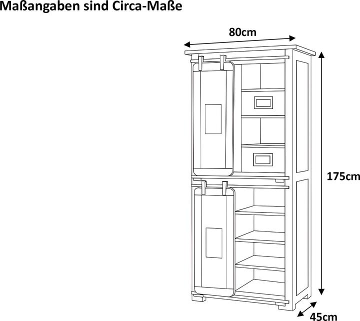 Produktbild SAM Libro (80 x 45 x 175 cm)