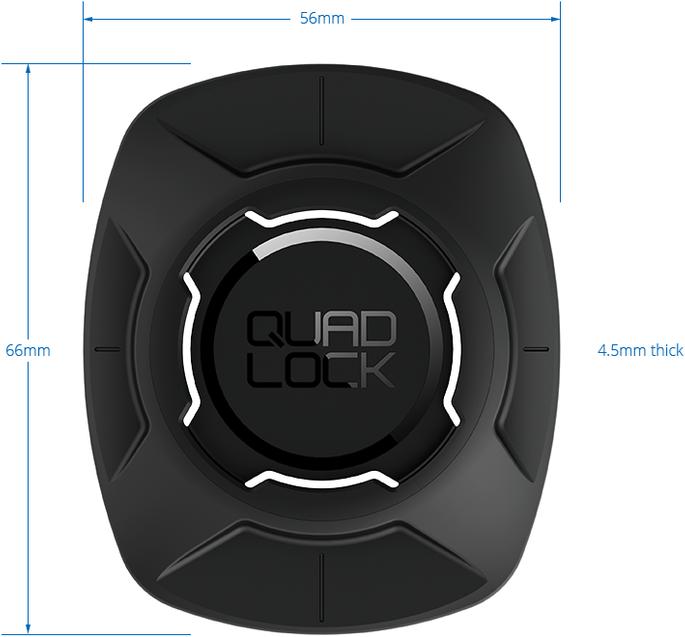 Actual product image Quad Lock Universal Adapter V2