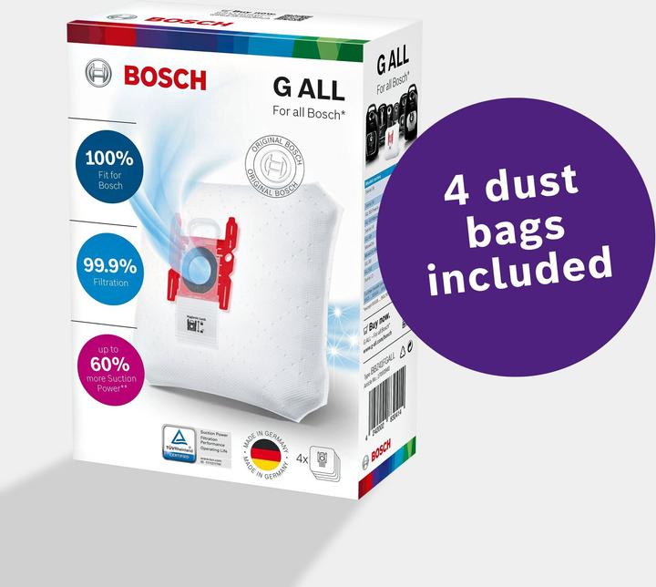 Image du produit Bosch Hausgeräte PowerProtect Type G All BBZ41FGALL (1 x)