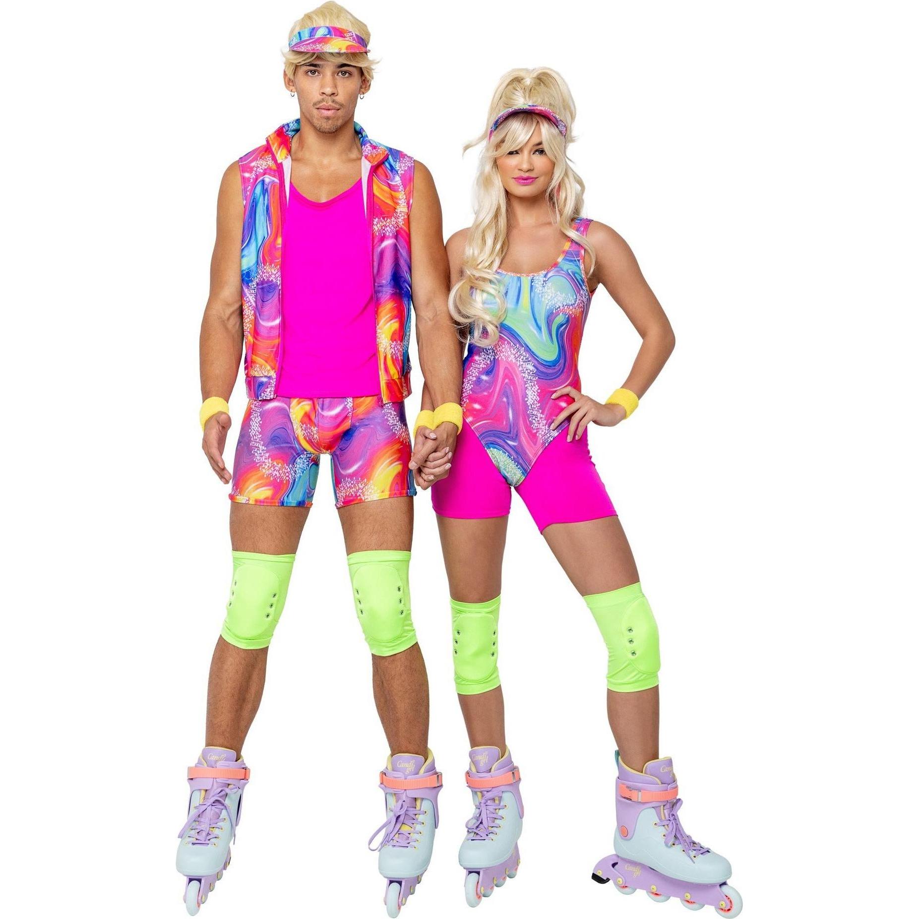 Roma Costumes Neon Rollerblade Babe Kostüm (L)