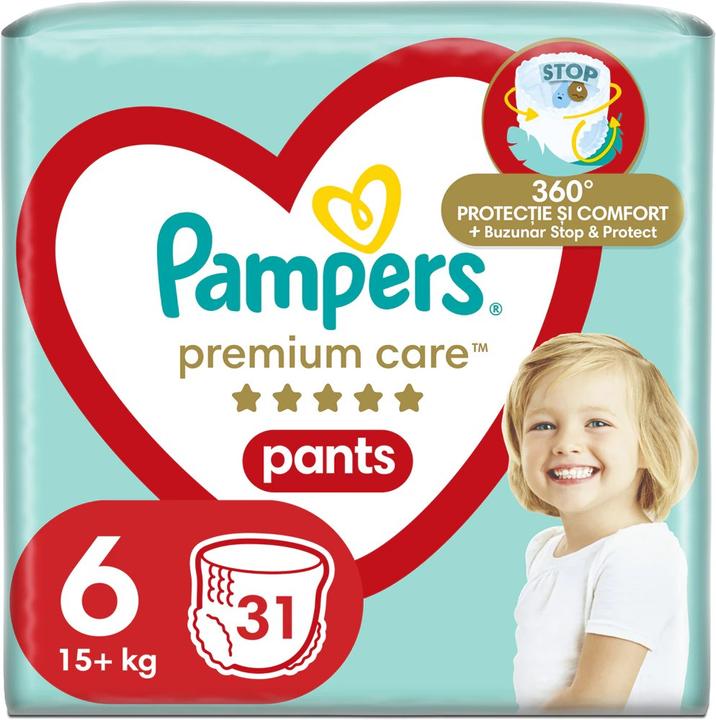 Produktbild Pampers Premium Care (Gr. 6, Tragepack, 31 Stk.)