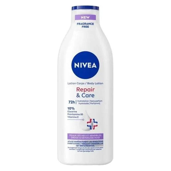 Nivea, Lichaamslotion, Body Lotion Repair & Care For Dry & Sensitive Skin (Lichaamslotion, 400 ml)