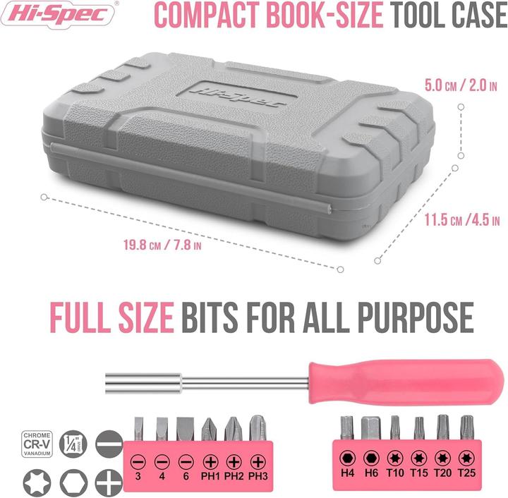 Actual product image HI 24-piece tool case (24 pieces)