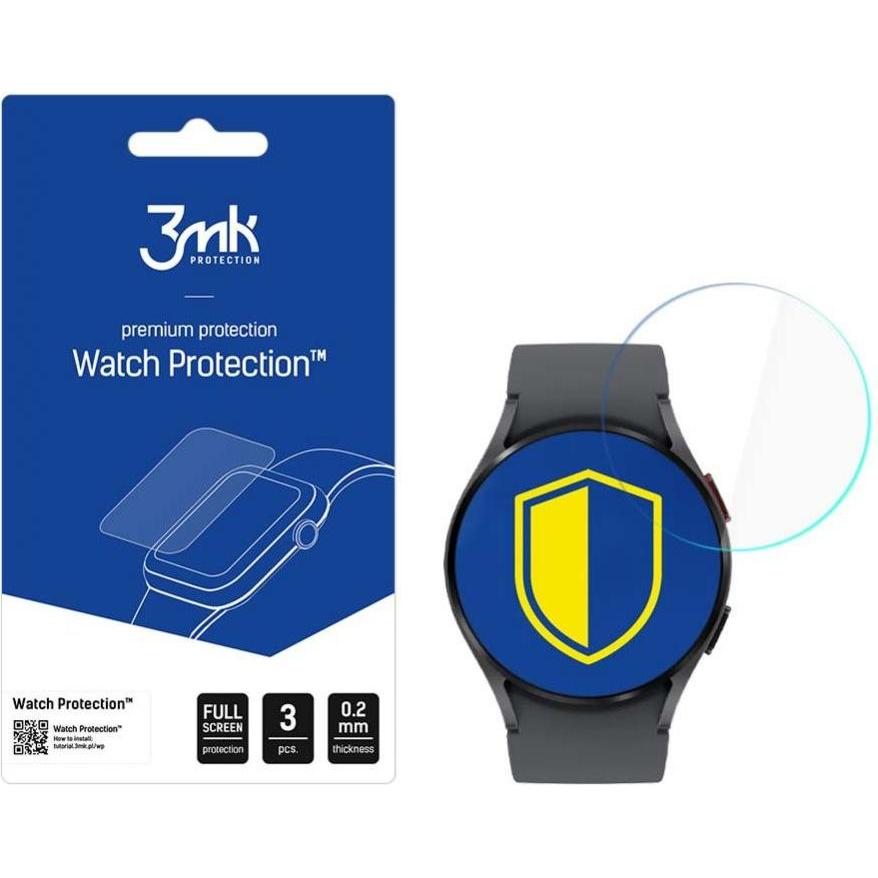 3MK Watch Protection FlexibleGlass Lite do Samsung Galaxy Watch 5 40 mm, Smartwatch Zubehör, Grau