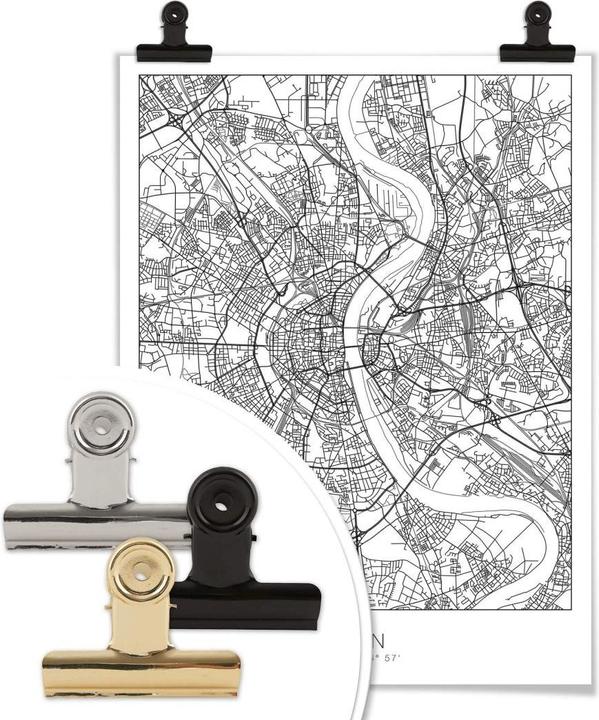 Immagine prodotto Trenddeko Mappa della città di Colonia (40 x 50 cm)