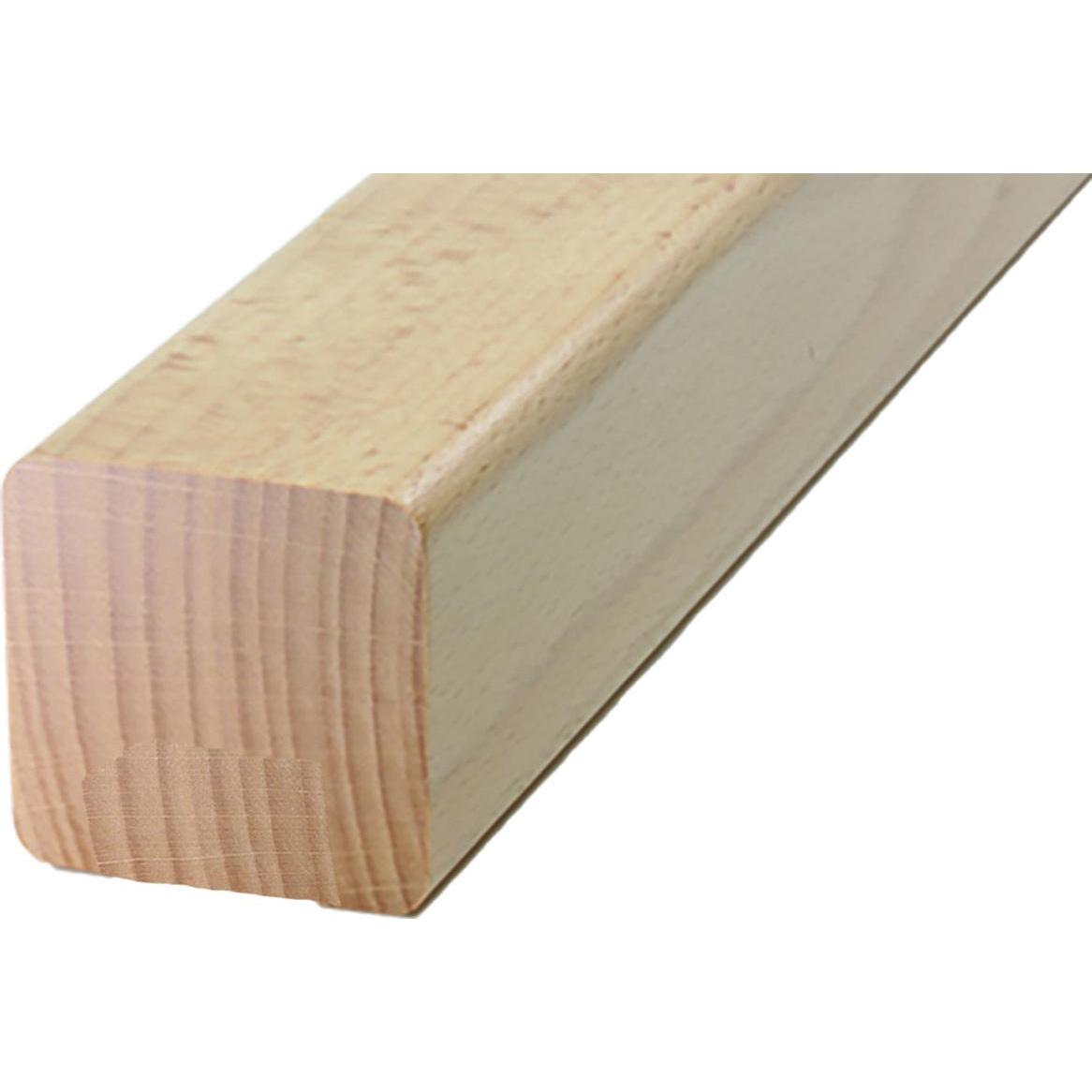 OK-Line, Profil + Stange, Holz-Quadrathandläufe