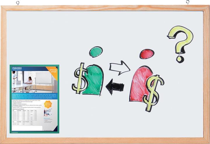 Actual product image Franken Whiteboard (80 x 60 cm)