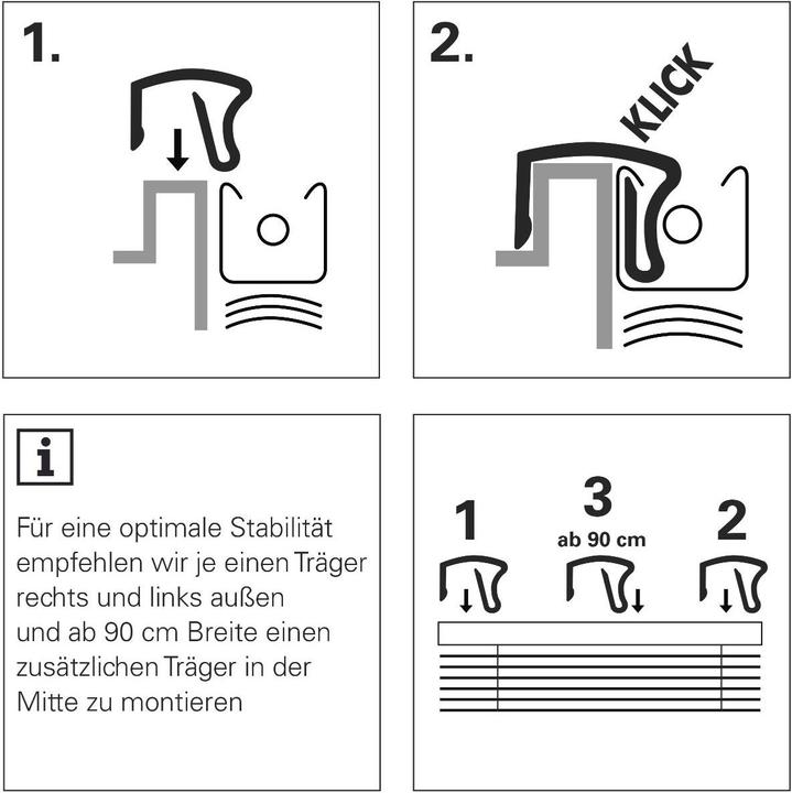 Actual product image Gardinia Aluminum for clamping (80 x 175 cm)