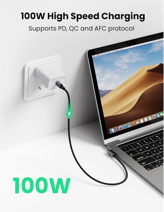 Image du produit Ugreen USB C – USB C (1 m, USB 2.0)