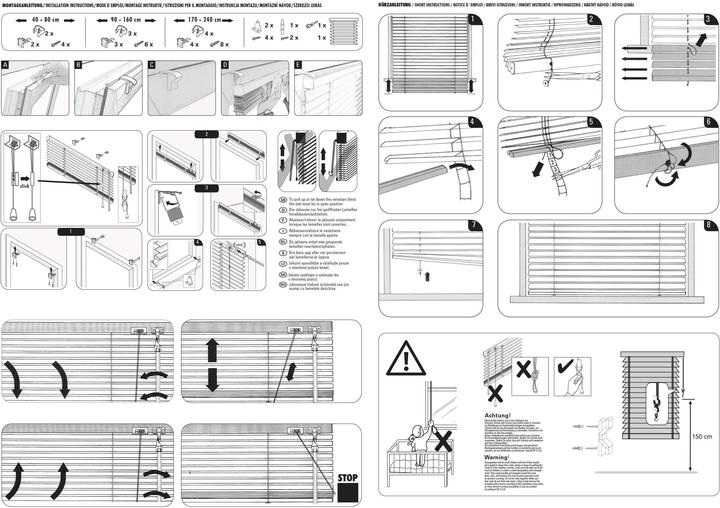 Actual product image Gardinia Aluminum for clamping (80 x 175 cm)