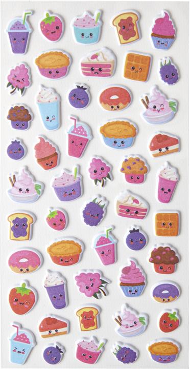 Immagine prodotto I Am Creative Mini-Sticker Puffy Smoothie, 9 x 21 cm (1 Adesivo)