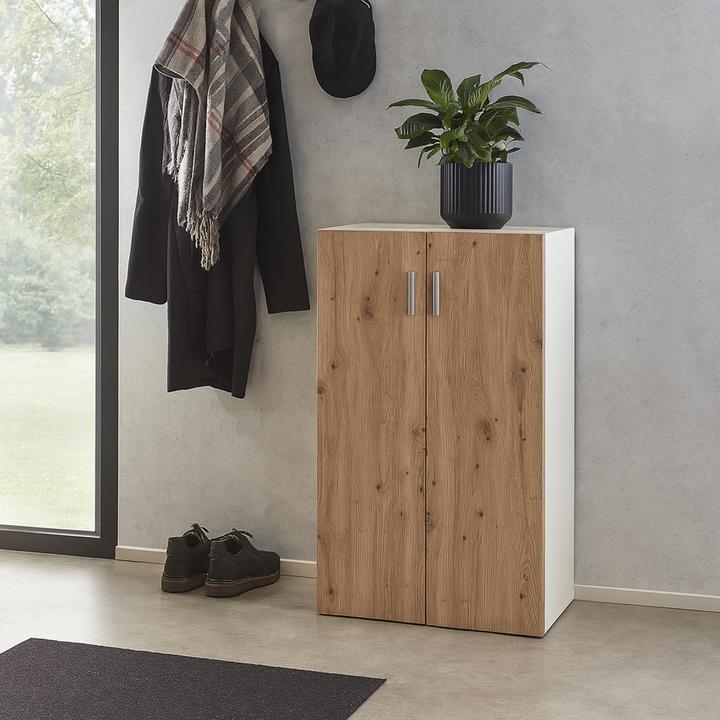 Image du produit HTI-Line Kommode Nina mit 3 Regalfächern (60 x 30.50 x 115 cm)