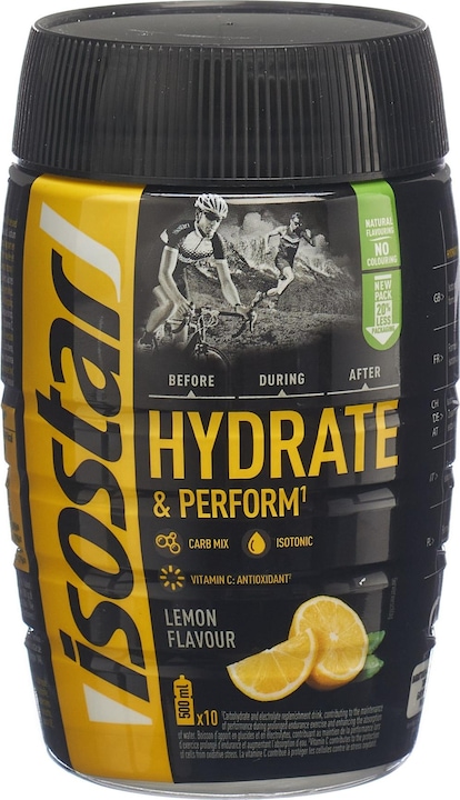 Actual product image Isostar Hydrate & Perform (Lemon, 1 pcs., 400 g)