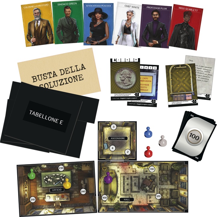 Productafbeelding Hasbro Gaming Cluedo Ontsnappen (Italiaans)
