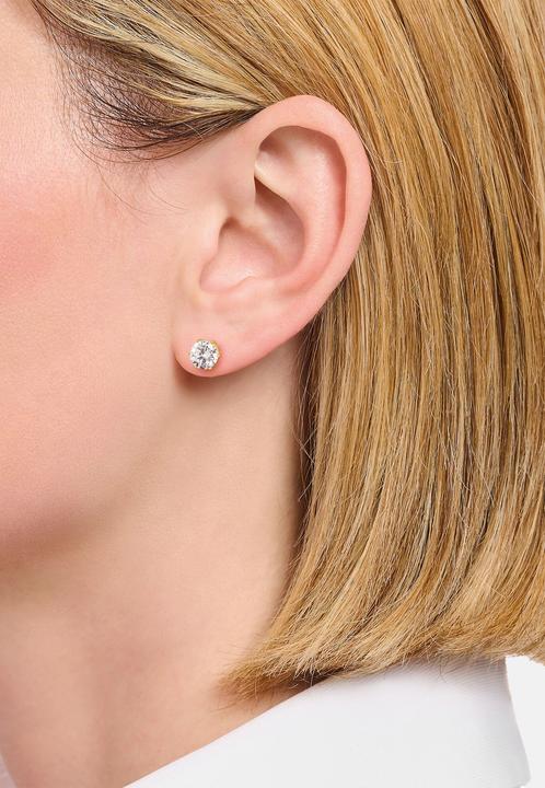 Image du produit Thomas Sabo Boucles d'oreilles avec une grosse pierre blanche (Argent 925)