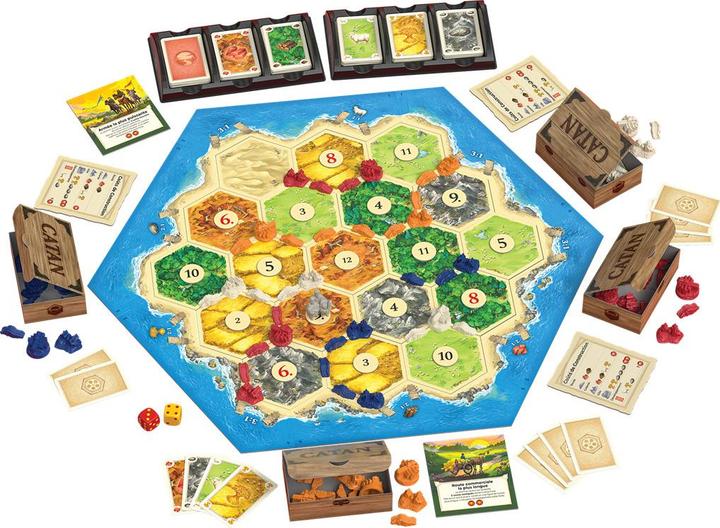 Produktbild Asmodée Catan : Le Jeu de Base (Refresh) (Französisch, 3 - 4 Spieler)