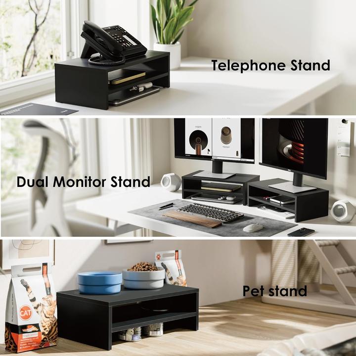 Actual product image Fitueyes Ergonomischer Monitorständer mit Ablage