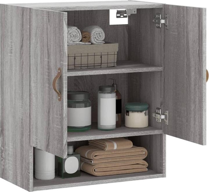 Immagine prodotto vidaXL Armadio a muro Grigio Sonoma 60x31x70 cm prodotto in legno derivato, colore (60 x 31 x 70 cm)