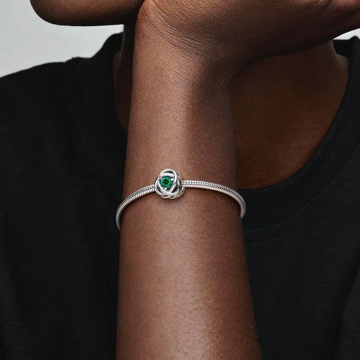 Image du produit Pandora Pierre de naissance de novembre Charm cercle d'éternité couleur miel (Argent sterling 925)