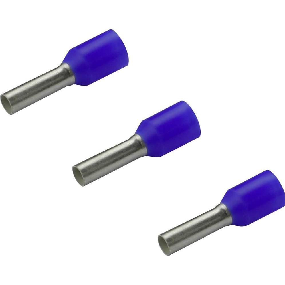 Rittal, Kabelverbindung, Aderendhülse 1 x 2.50 mm² x 8 mm Teilisoliert Blau 4050.734 500 St.