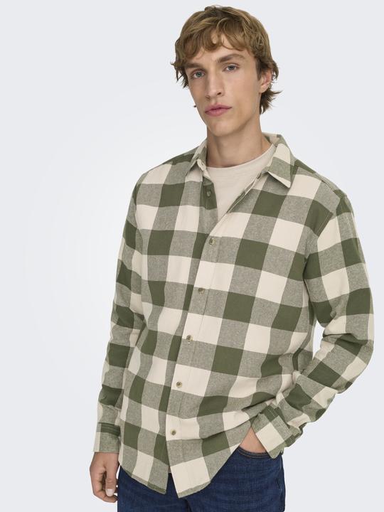 Produktbild Only & Sons Kariertes Langarmhemd (XS)