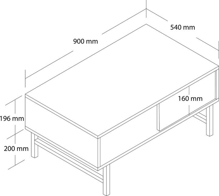 Actual product image Kalune Design Felix (90 x 54 x 6 cm)