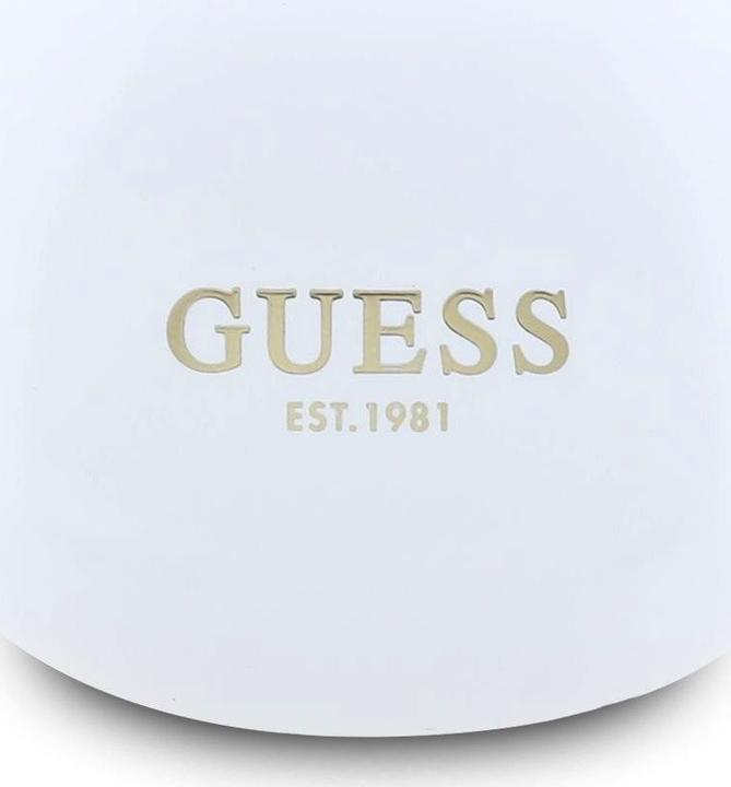 Actual product image Guess Headphones TWS Flat Classic Logo Electroplated white (4 h, Wireless)