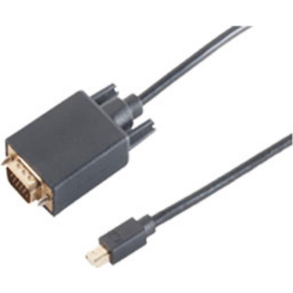 Shiverpeaks BS10-54035 Kabelschnittstellen-/adapter Mini Displayport VGA Schwarz (2 m, VGA), Video Kabel