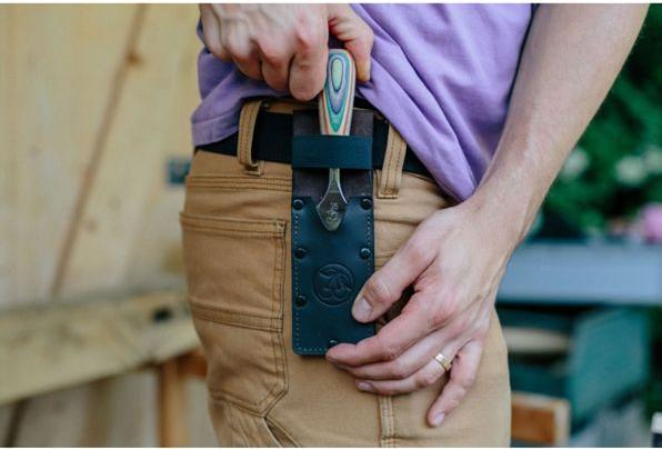 Produktbild Kirschen W.I.N.A.C. Kurzbeitel Lederholster, 35 mm (35 mm)