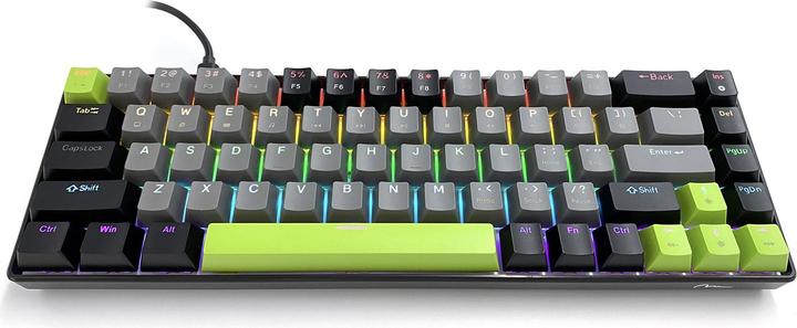 Actual product image Media-Tech Mechanische Tastatur 60% RED CORE MX60 MT1260 (US, Cable)