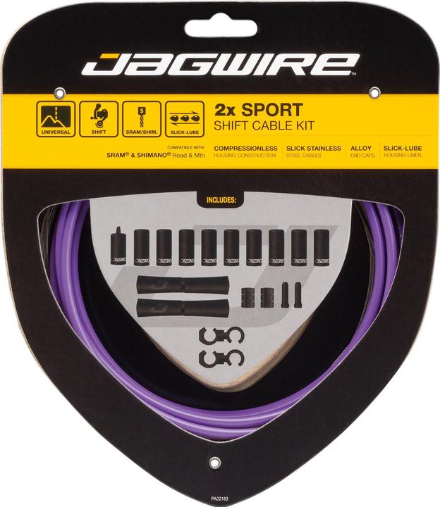 Jagwire 2X Set di cavi del cambio sportivo