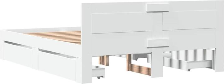Actual product image VidaXL Bettgestell mit Kopfteil (150 x 200 cm)