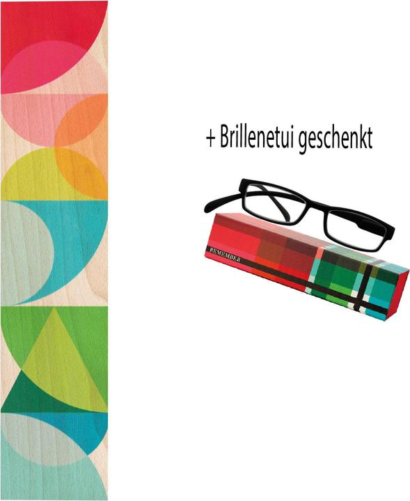 Produktbild Remember Holz Magnetboard und Schlüsselbrett mit Brillenetui