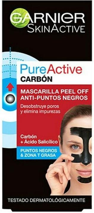 Produktbild Garnier PURE ACTIVE CARBON mascarilla peel-off puntos negros 50 ml (50 ml)