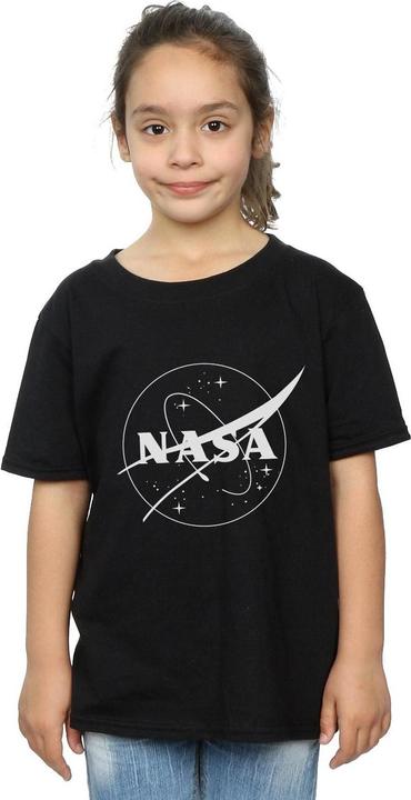 Produktbild Nasa Classic Insignia Logo Monochrome TShirt Mädchen (128)