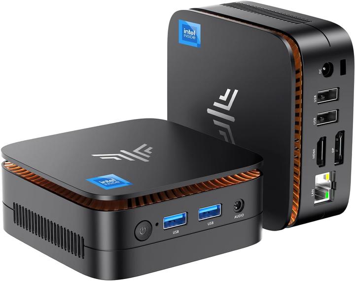 Immagine prodotto NiPoGi Mini-PC E1 mit Intel Twin Lake N150, unterstützt 4K UHD (Intel N150, 16 GB)