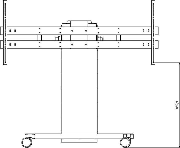 Immagine prodotto DSS Adattatore VESA max 1500x600mm, nero (Adattatore / Piastre di montaggio)