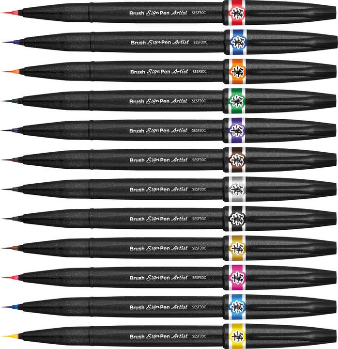 Produktbild Pentel Sign Pen Brush Artist (Ocker, 1 x)