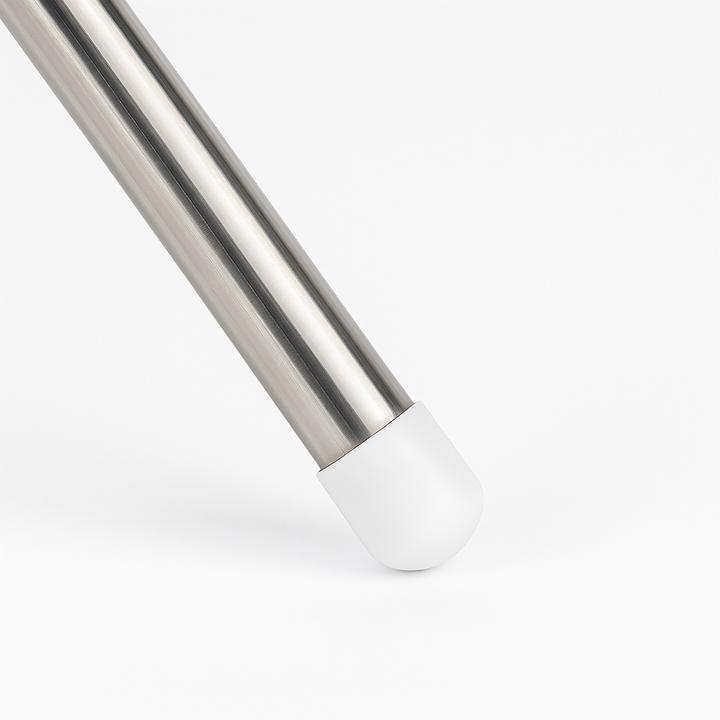 Produktbild Relaxdays - Bügelwäscheständer für 27 Kleiderbügel, Silber/Weiss, 143 x 56 cm