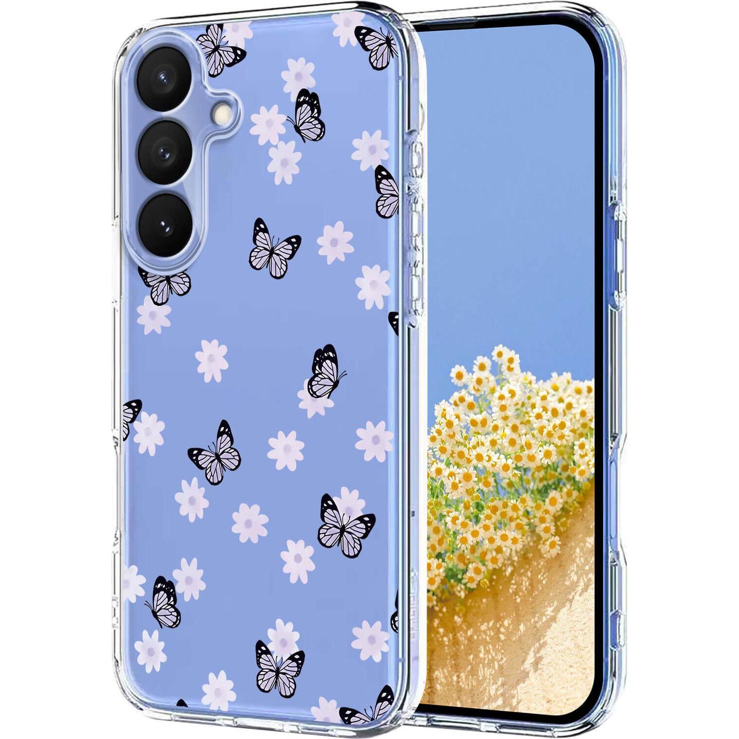 Cover-Discount Galaxy S26 - Silikon Gummi Hülle Blumen (Samsung Galaxy S26), Cover smartphone, Multicolore
