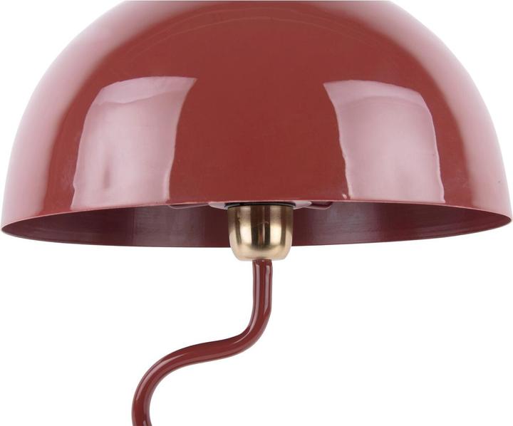 Produktbild Leitmotiv Tafellamp Twist - Metaal - Rood - 31x54x31 cm (BxHxD) - Red Ochre - E27/15W (E27)
