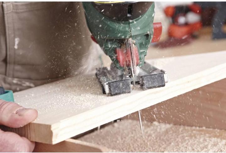 Produktbild wolfcraft 2 Stichsägeblätter HCS L=100mm T-Schaft