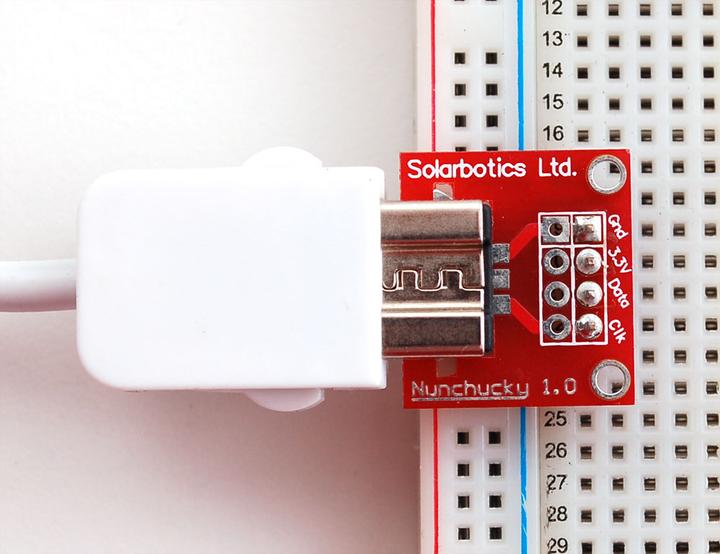 Immagine prodotto Solarbotics Nunchucky (adattatore breakout per Nunchuck Wii) (Sterzatura)