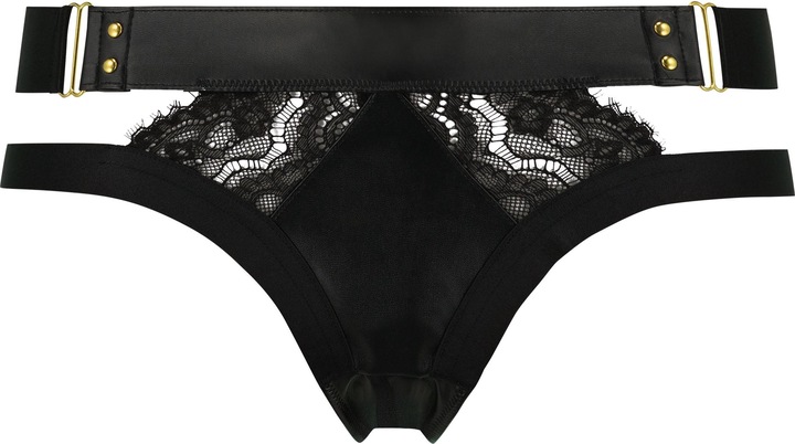 Produktbild Hunkemöller Occult Brazilian mit offenem Schritt Schwarz (XXL)