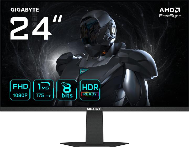 Gigabyte GS24F14A 24inch IPS Monitor 1920x1080 1?44Hz 400cd/m2 (1920 x 1080 Pixel, 23.80")