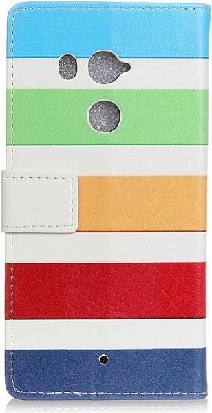 Produktbild MU Style Leder Bookcover Hülle mit Muster (HTC U11+)