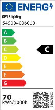 Energie-Label Opple LEDTrun#549004006010 LED-Gerätetraeger 4000K (11200 lm)