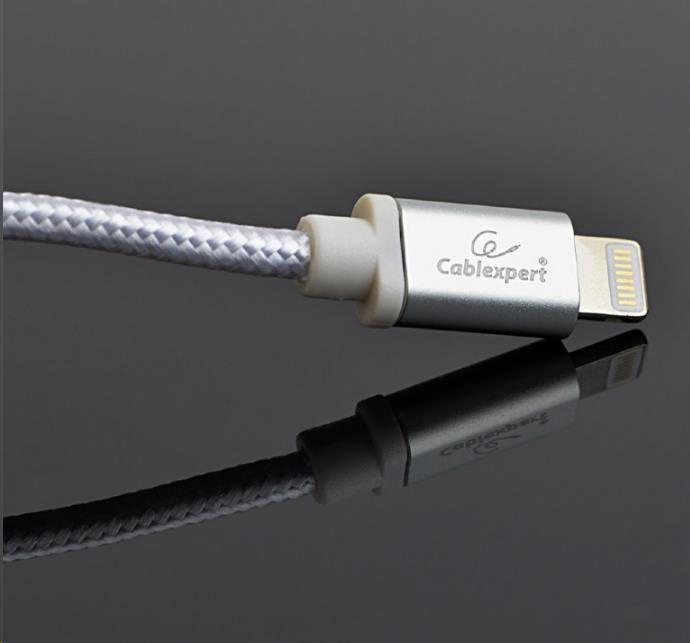 Actual product image Gembird CableXpert Micro USB Cable with Metal Connectors 1.8 m CCB-mUSB2B-AMLM-6-S (1.80 m, USB 2.0)