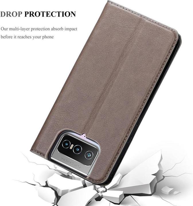 Productafbeelding Cadorabo Boek Onzichtbare Magneethoes (Asus Zenfone 7)