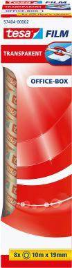 Actual product image tesa 8x tesafilm TRANSPARENT - with strong adhesion - non-ageing and tear-resistant (19 mm)